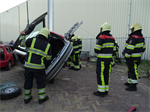 Oefening Brand Wegvervoer Auto Vaart Buitenpost